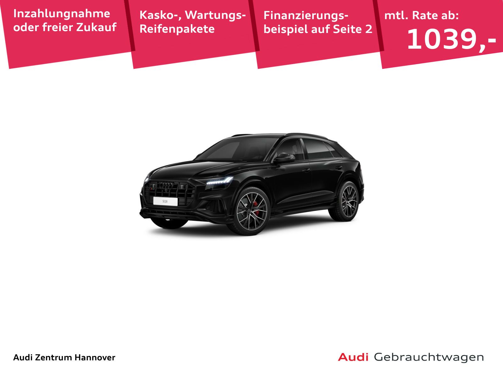 Audi SQ8 4.0 TFSI quattro competition plus virtual AH