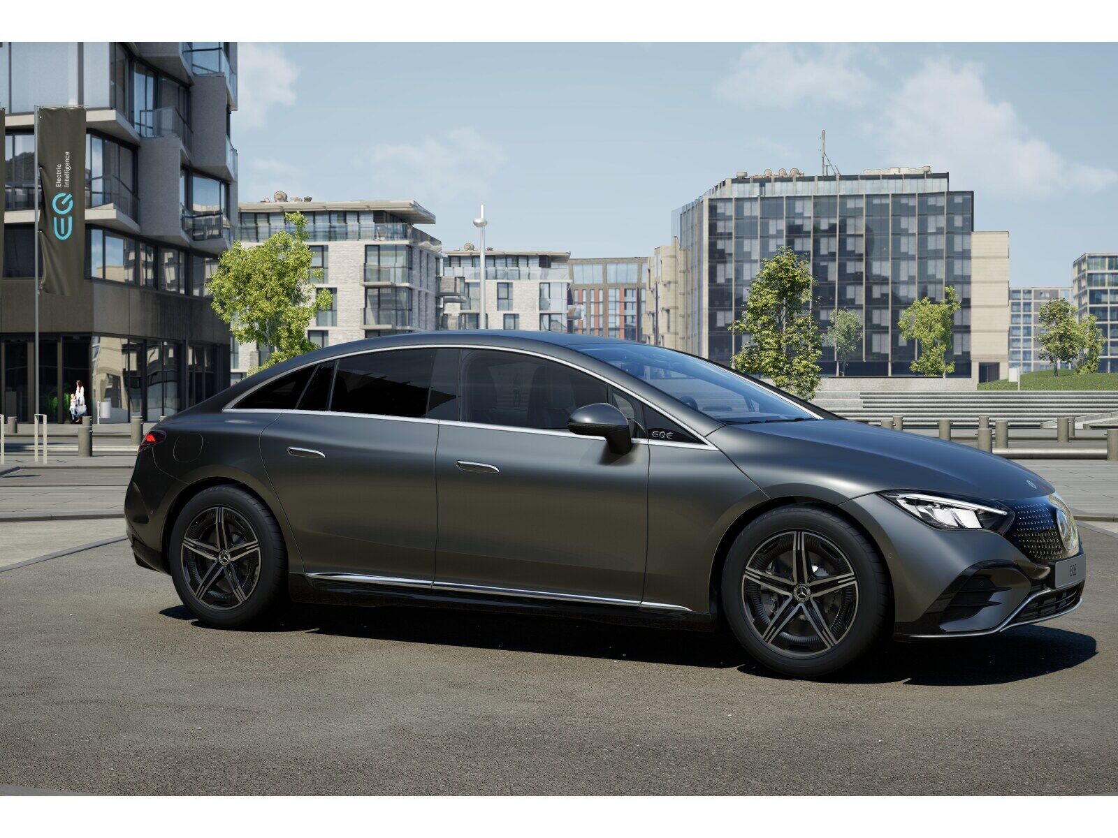 Mercedes-Benz EQE 350 AMG KAMERA LED MEMORY AMBIENTE DISTRONIC foto 4