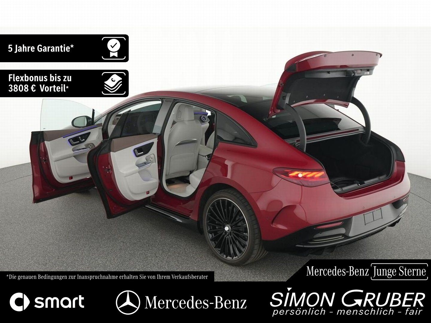Fahrzeugabbildung Mercedes-Benz EQE 350+ AMG Pano HUD Burm Sitzklima Massage