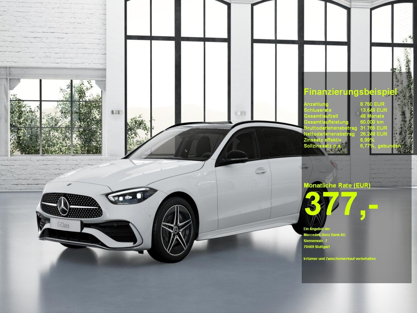 Mercedes-Benz C 300 e T AMG Night HUD Ambi AHK DiLED CarP 360°