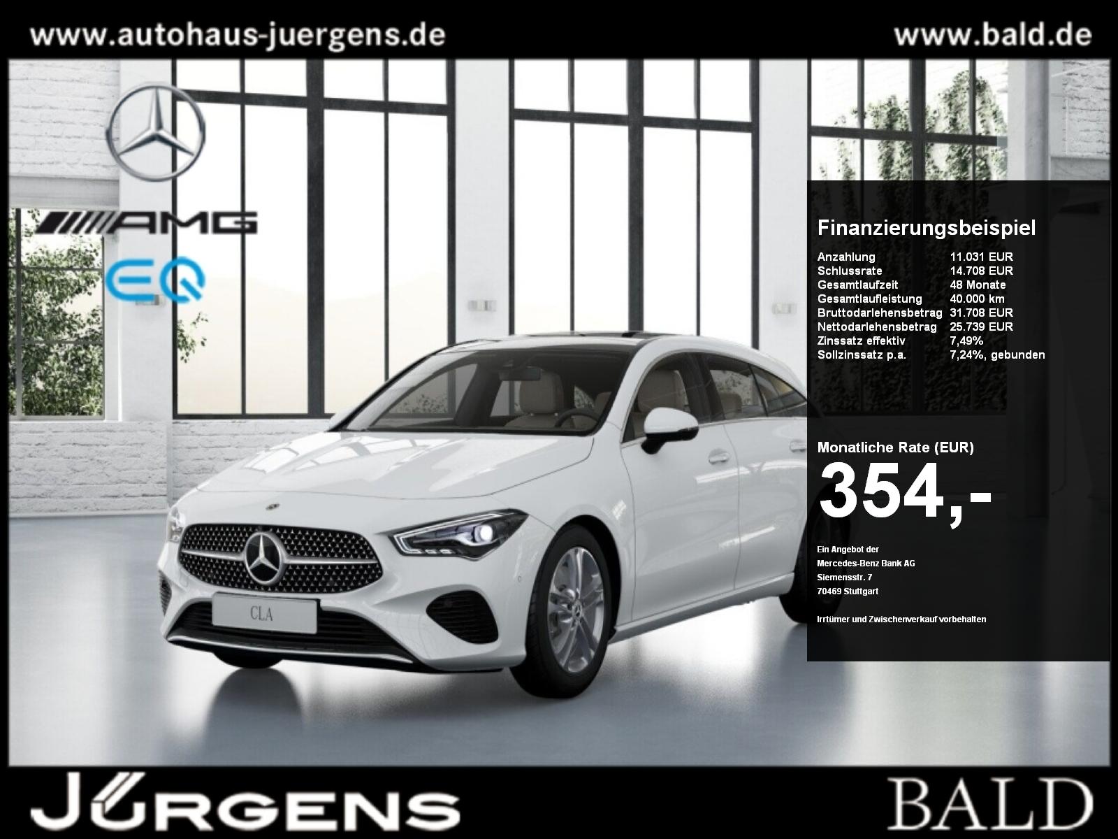 Mercedes-Benz CLA 250 e SB Progressive/Pano/360/Keyl/Totw/LED
