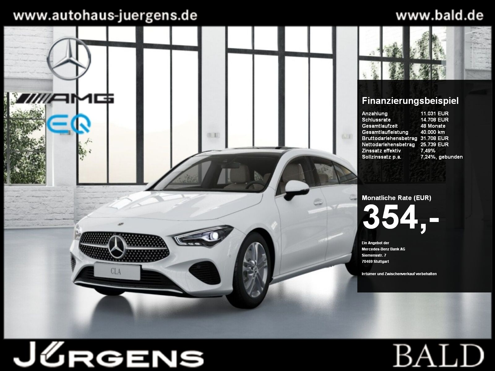 MERCEDES-BENZ CLA 250 e SB Progressive/Pano/360/Keyl/Totw/LED
