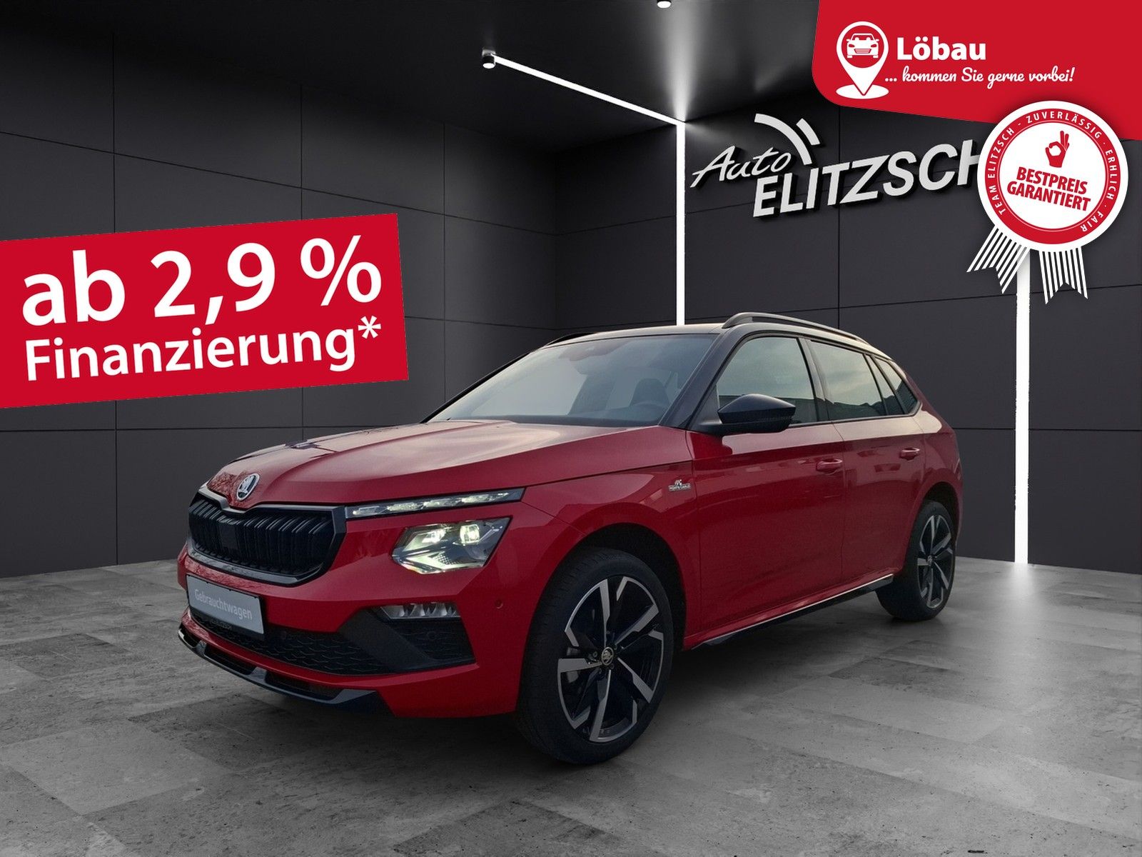 Fahrzeugabbildung SKODA Kamiq TSI Monte Carlo DSG Matrix Navi Pano AID A