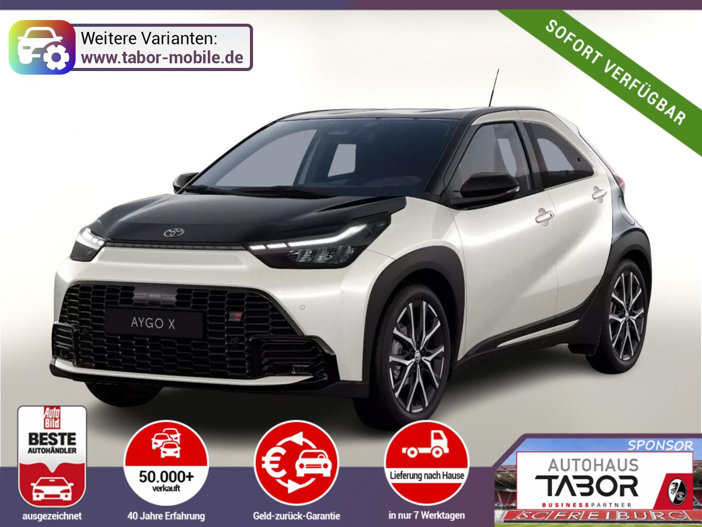 Toyota Aygo X GR SPORT 18" LM Keyless LED Kam ACC PDC