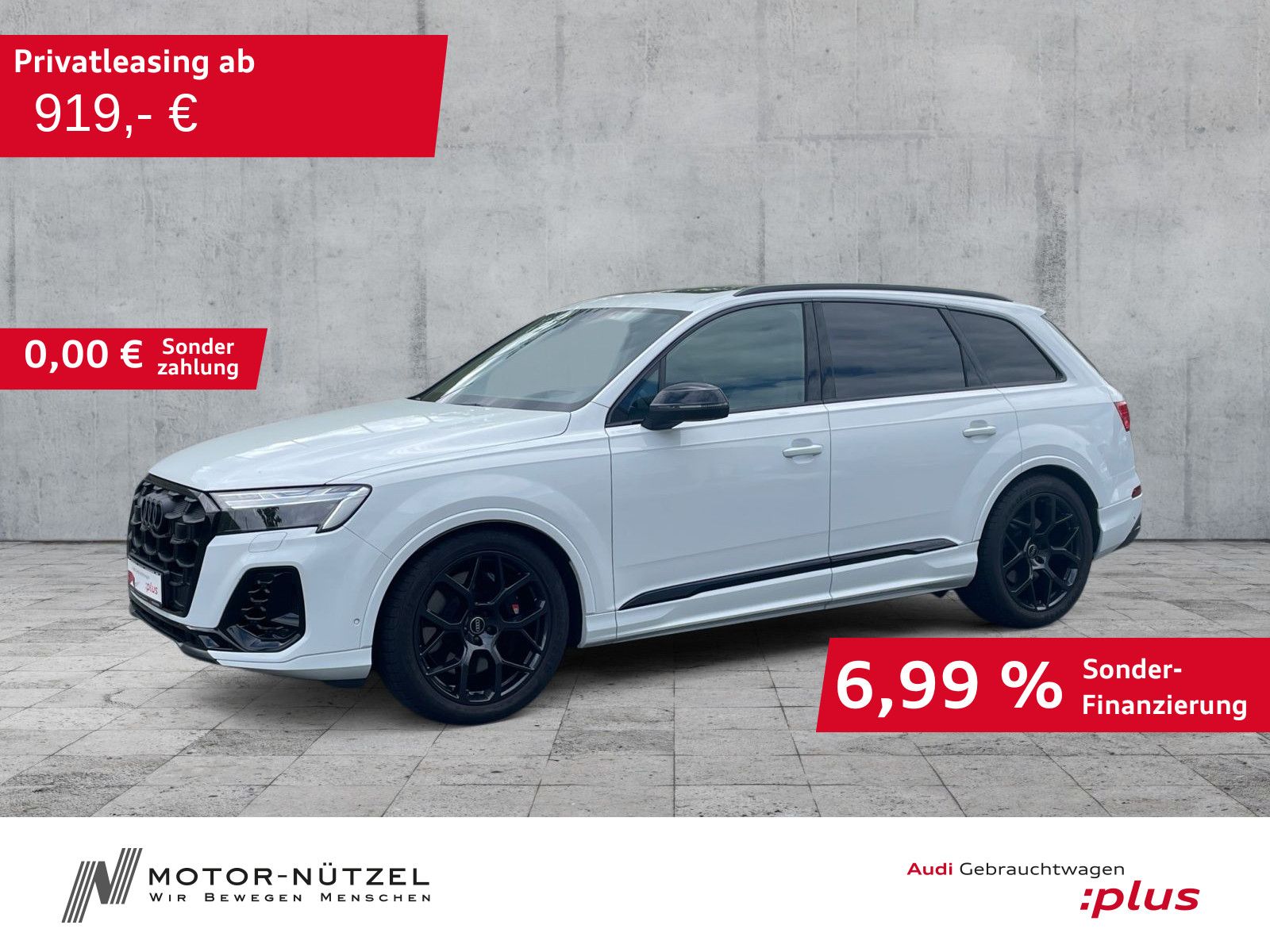 Audi SQ7 TFSI QU MATRIX+NAVI+HuD+B&O+AIR+ACC+AHK+PANO