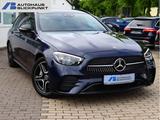Mercedes-Benz E 300 de T 3x AMG DISTRONIC+KAM360+BURMESTER+AHK - Hybrid (Diesel/Elektro): Blau