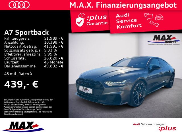 Audi A7 Sportback 55 TFSI QU S-LINE MATRIX+PANO+STHZ+