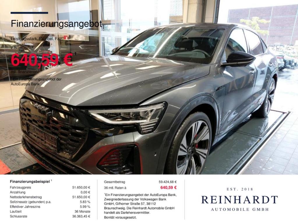Audi Q8 ETRON SPORTBACK 55 2x S LINE ACCHuDAHK360 2023