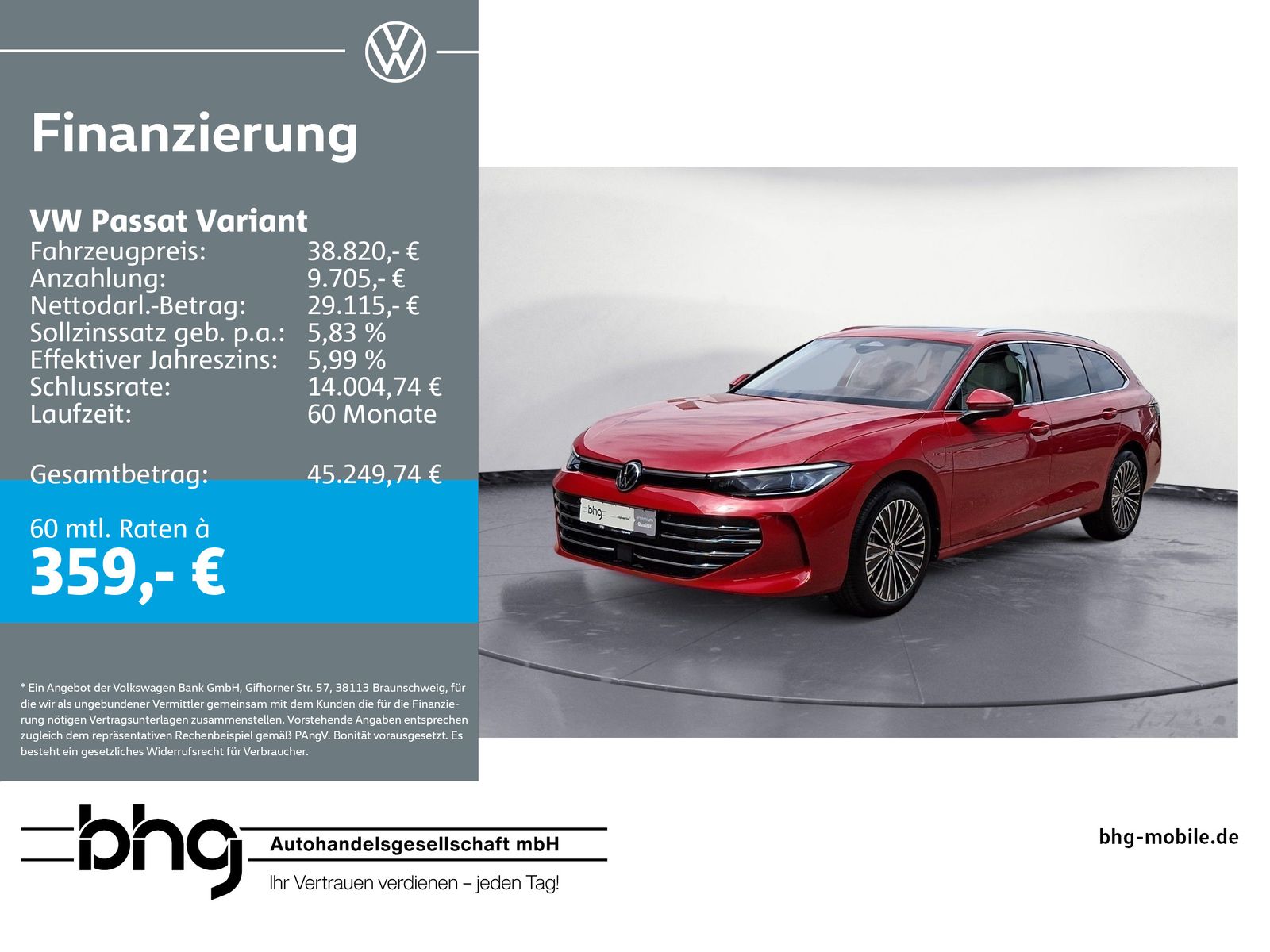 Volkswagen Passat Variant 1,5 eHybrid DSG Elegance Mode3 AH