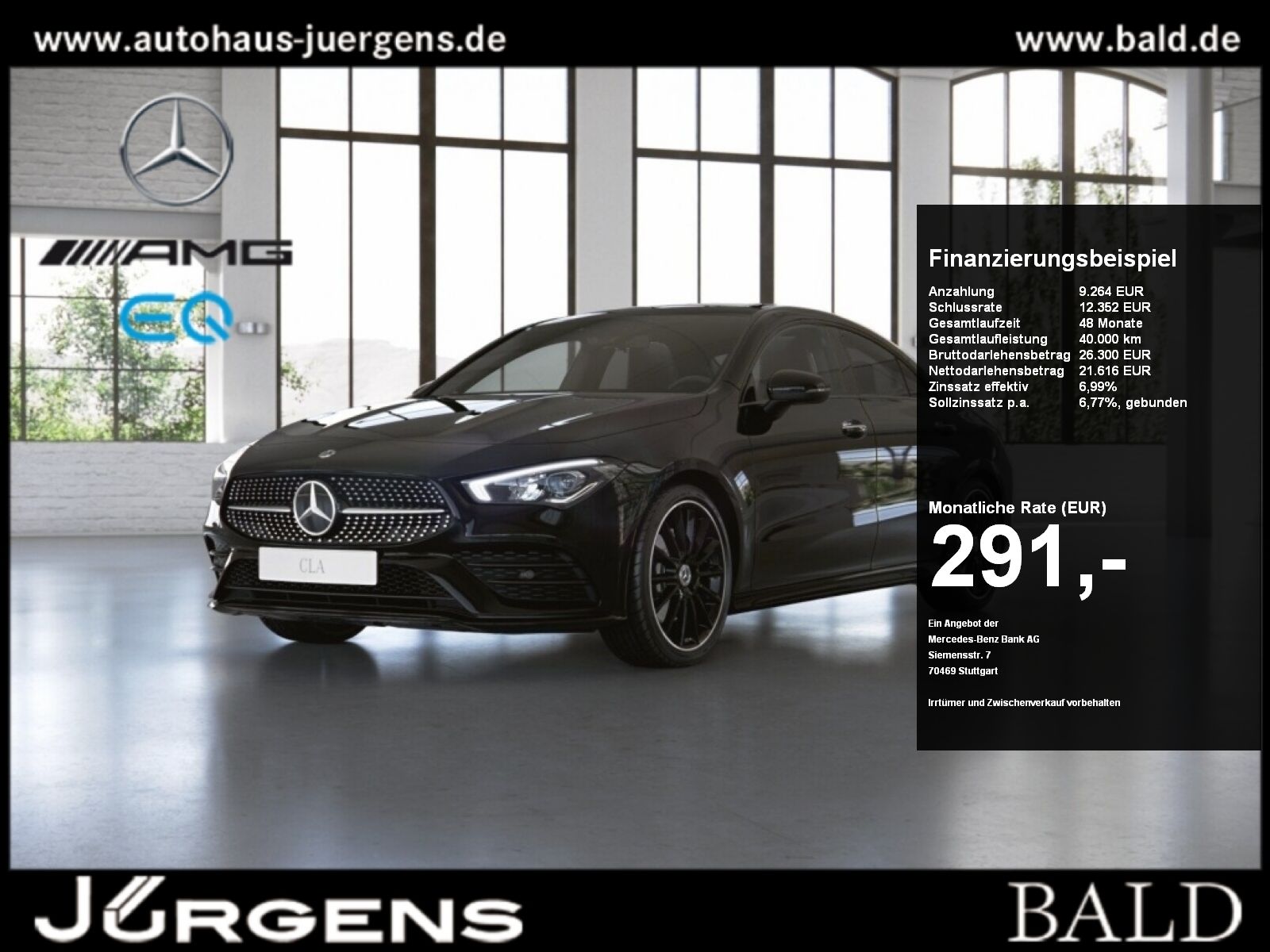 Mercedes-Benz CLA 250 e Coupé AMG-Sport Pano Burm Night Cam 19