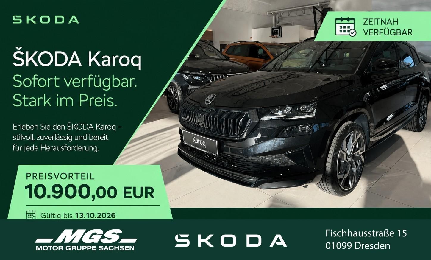 Skoda Karoq Sportline 1,5 TSI DSG #JETZTODERNIE