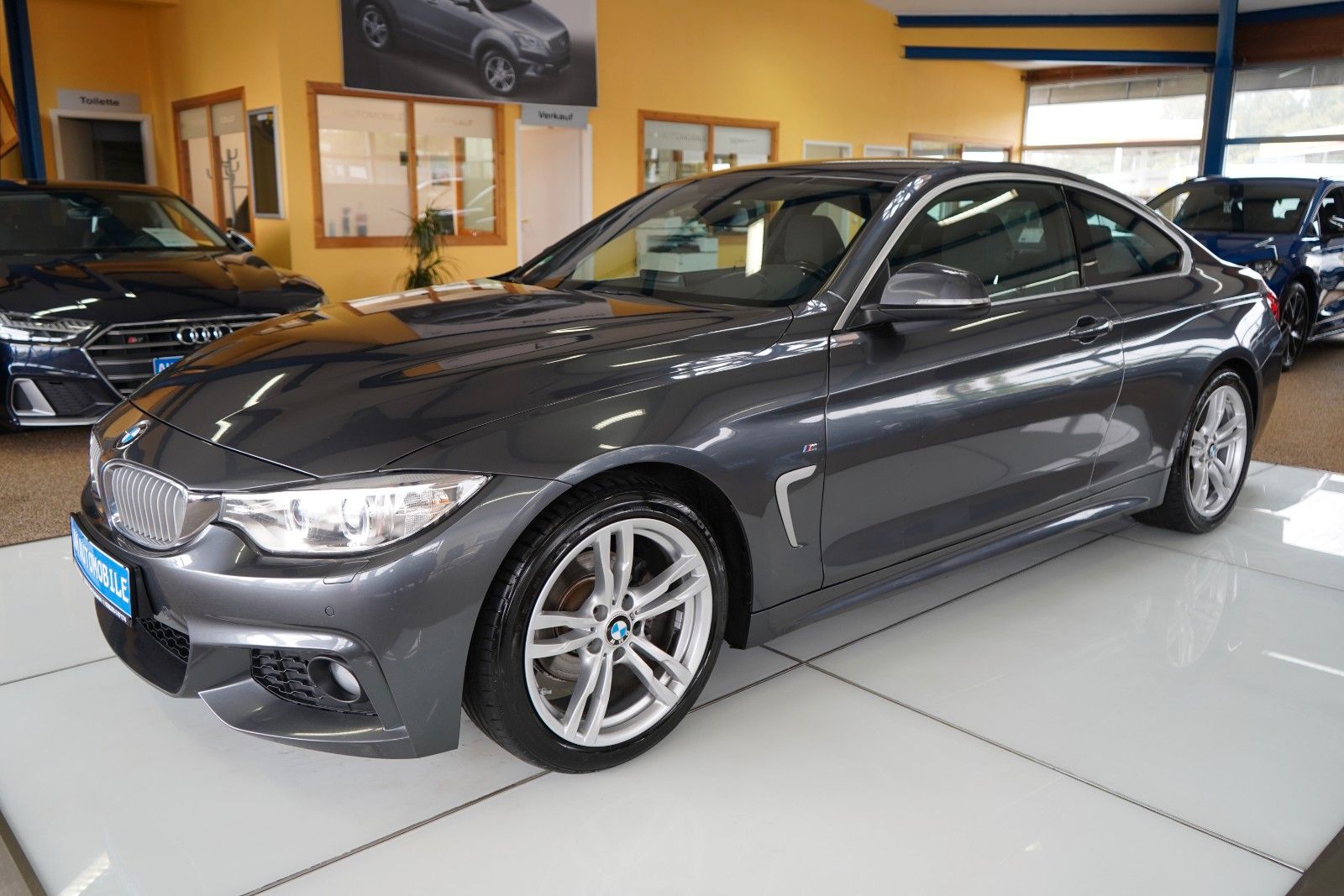 BMW 420 2014, 2.0 benzīns, Automāts, Kupeja, Pelēks — Latvijā