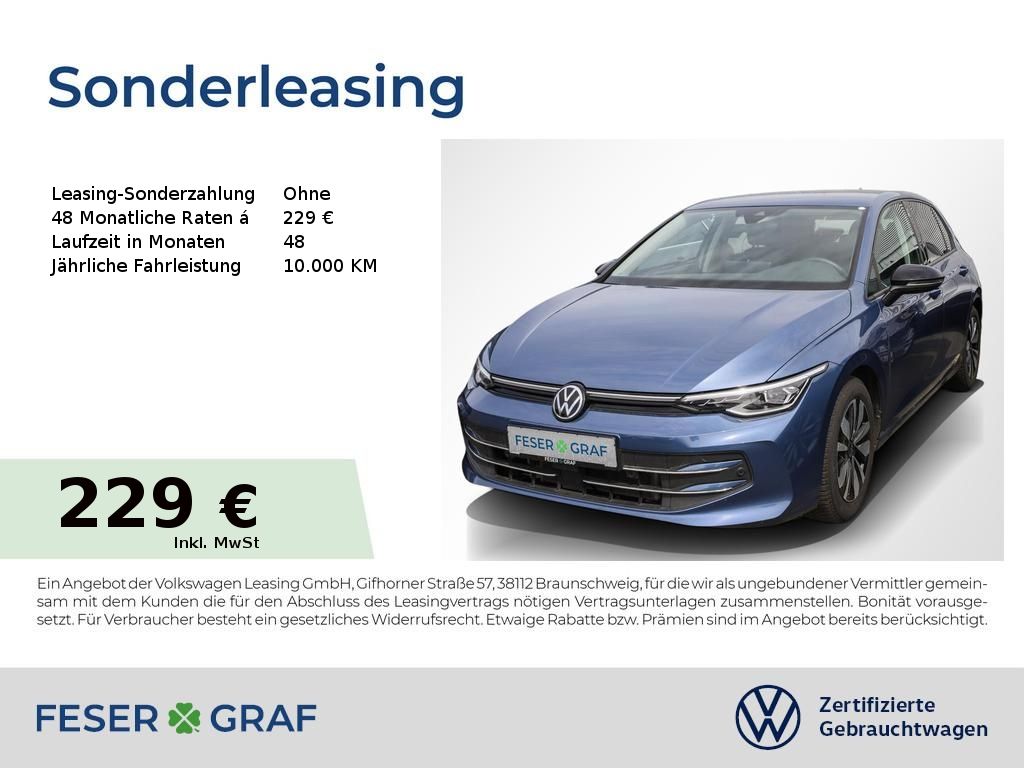 Volkswagen Golf 8 Goal 1.5 TSI DSG Navi AHK Kamera LED SiHz