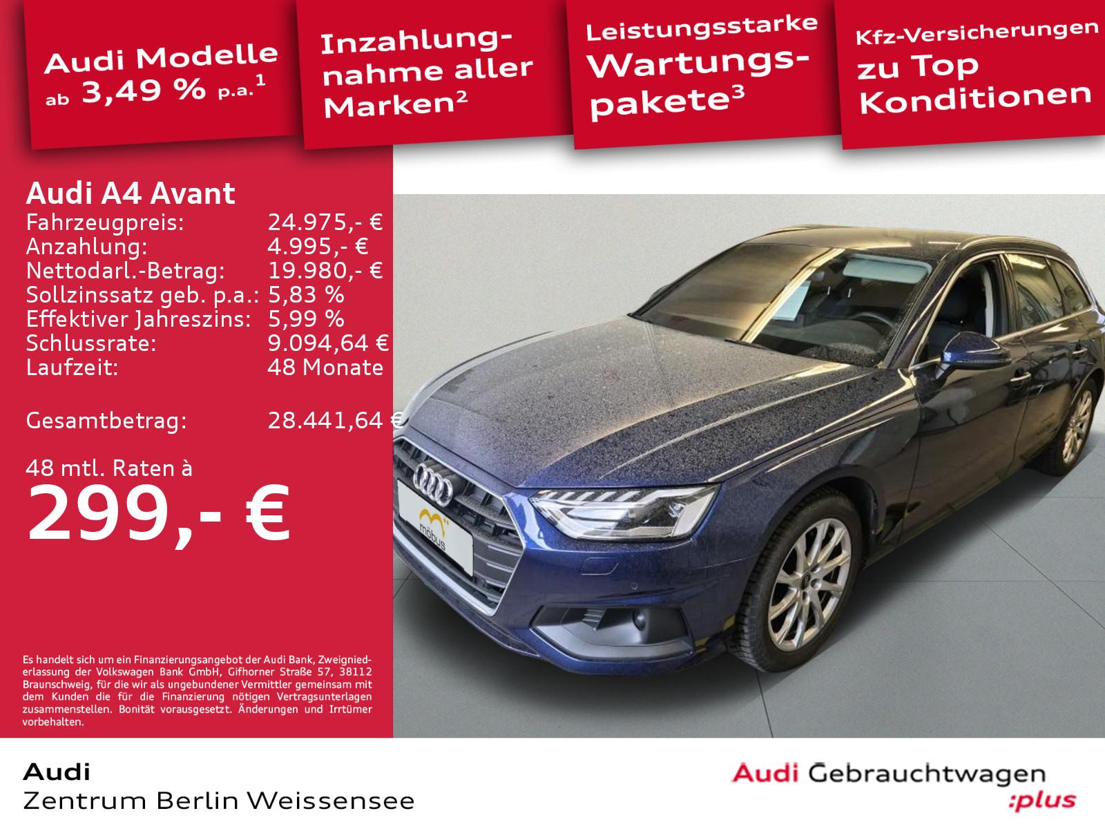 Audi A4 Avant 35 TFSI S-TRO*MATRIX*B&O*RFK*LANE*ACC**