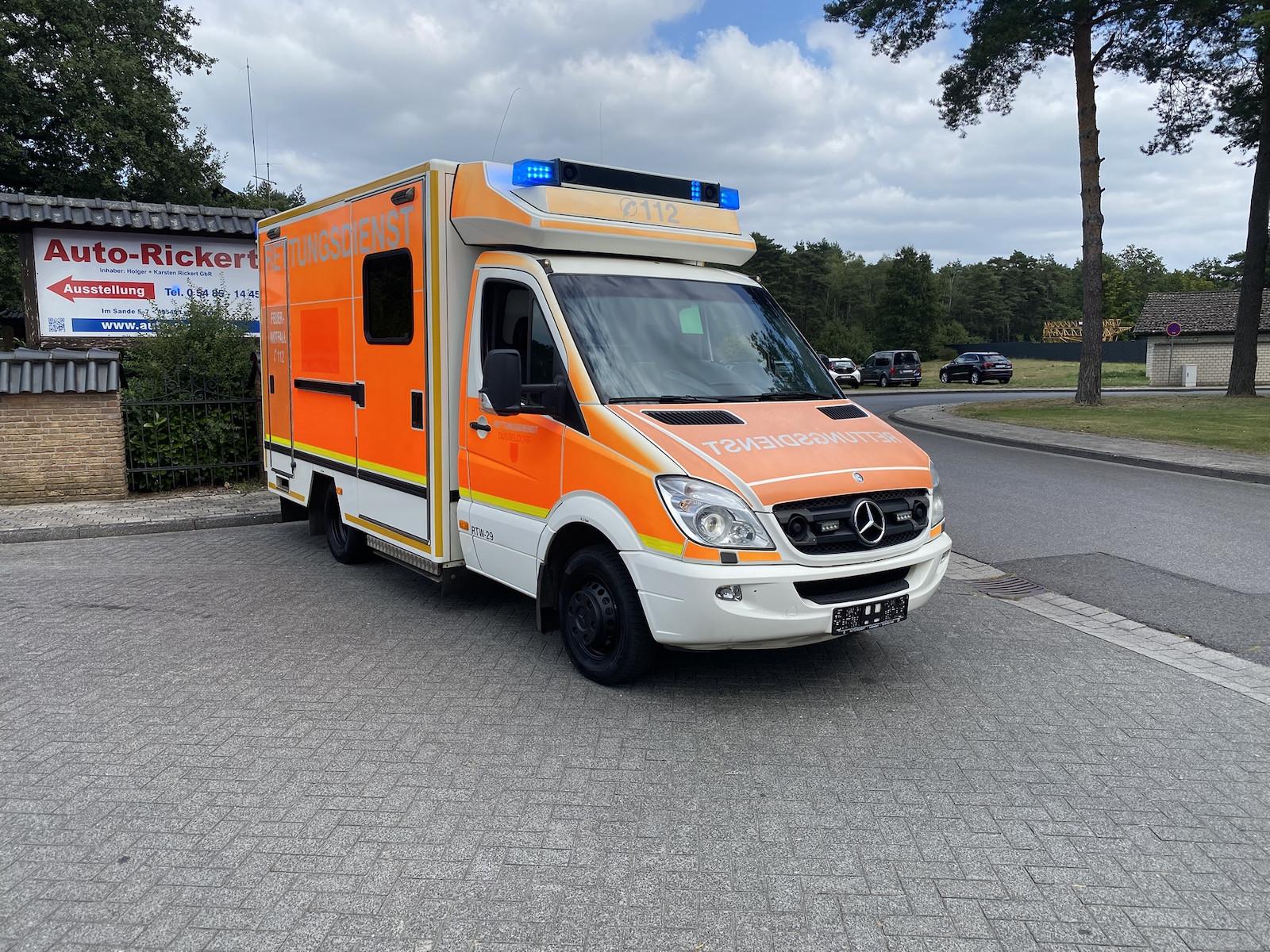 Mercedes-Benz Sprinter 519, RTW, Fahrtec-Koffer, Luft, Sonders
