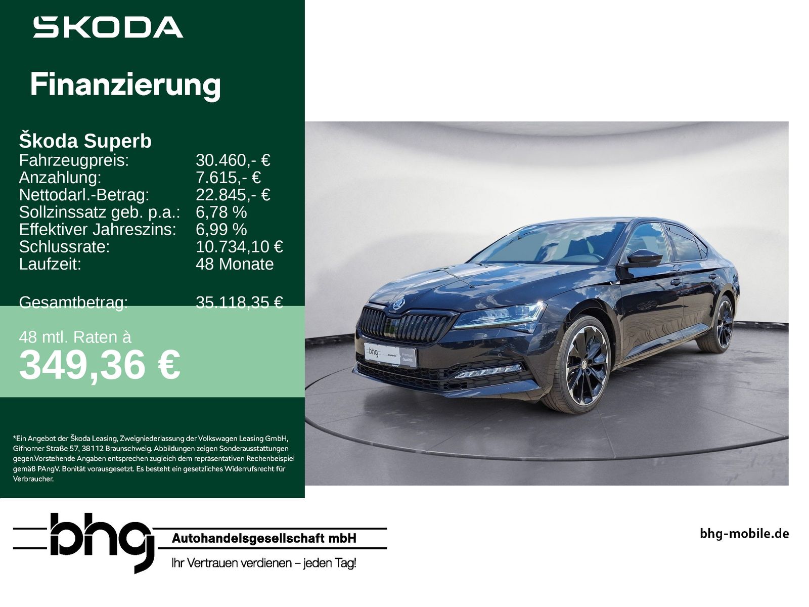Skoda Superb Sportline 2.0 TSI DSG ABT