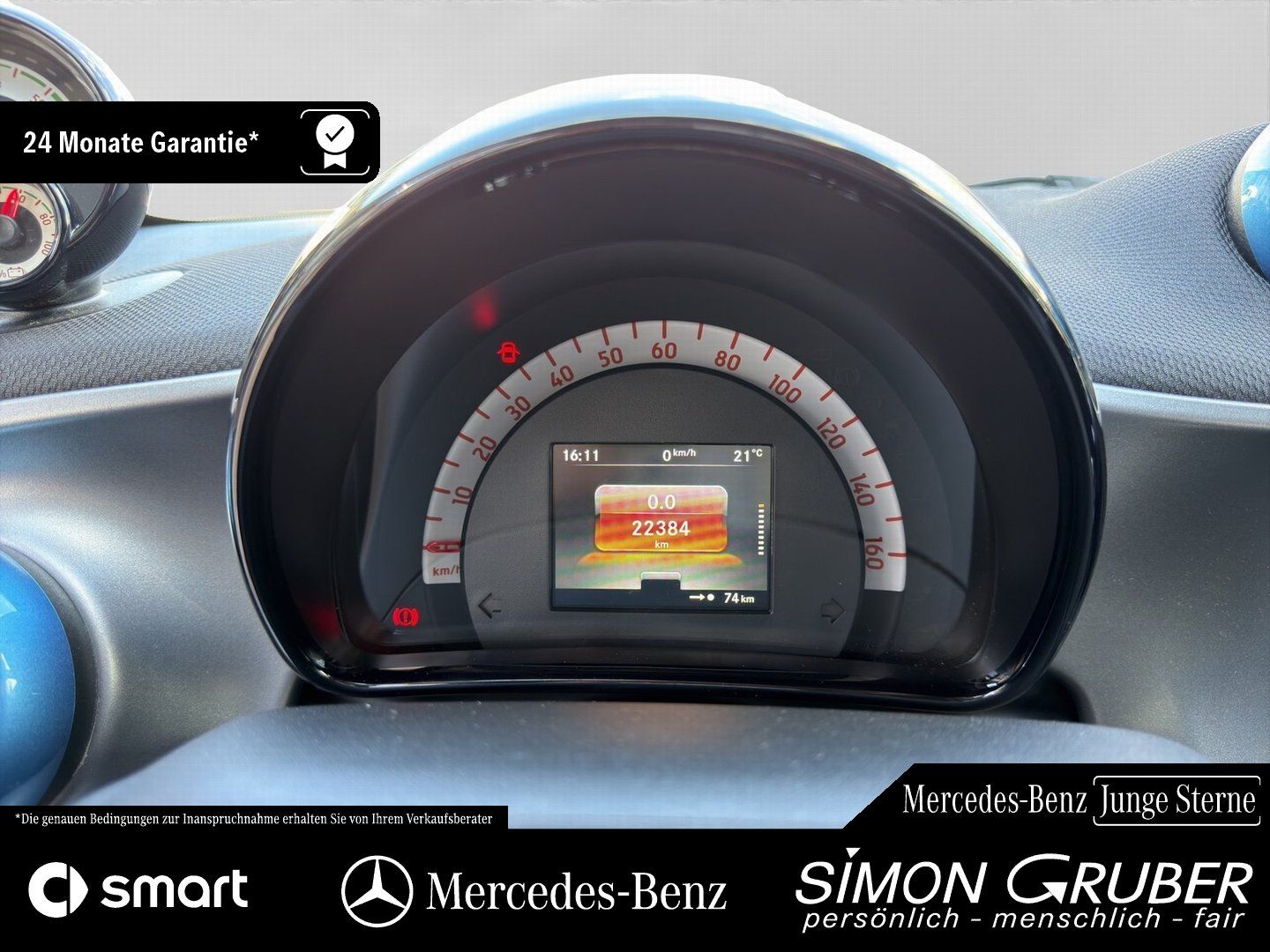 Fahrzeugabbildung Smart fortwo EQ Cabrio Exclusive Winter Voll-LED 22KW
