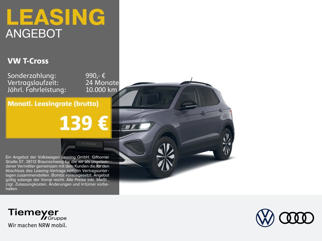 Volkswagen T-Cross 1.0 TSI GOAL NAVI ACC APP-CON ASSIST