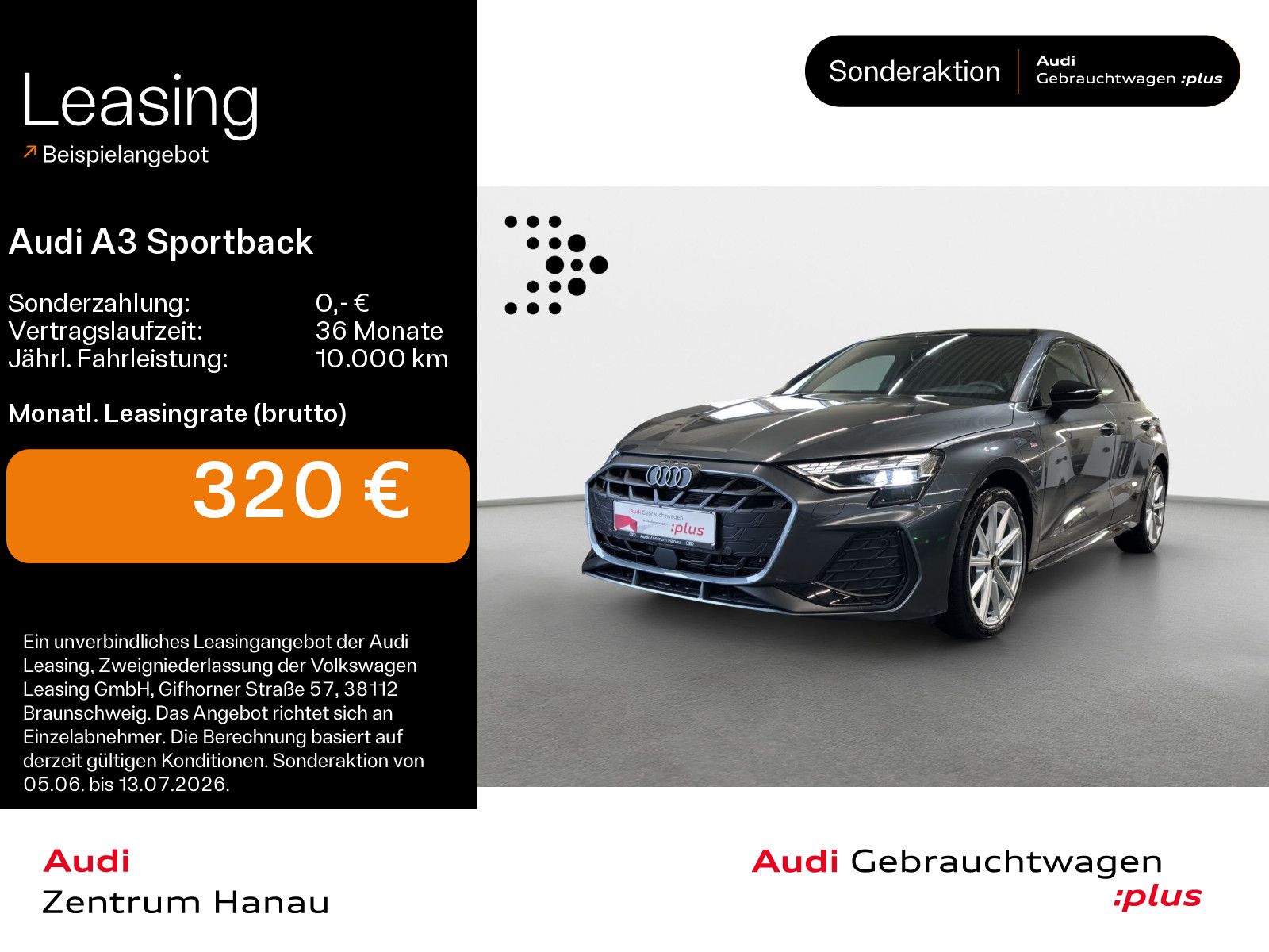 Audi A3 Sportback 40 TFSIe S-LINE*0,99%-Finanz*NAVI-P