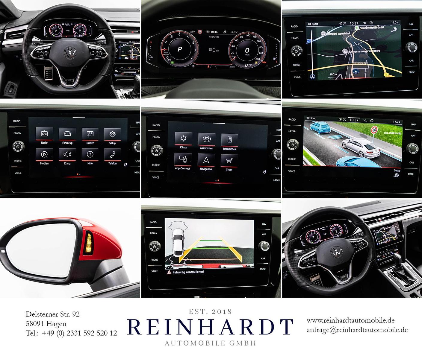 Volkswagen Arteon LIMOUSINE 2.0TSi R LINE 4M ACC/PANO/SIDE, миниатюра 20