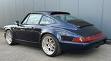 Porsche 911 964 C2 / 2 Hd. /deutsch / el.SSD /Scheckheft - blaue Porsche 964