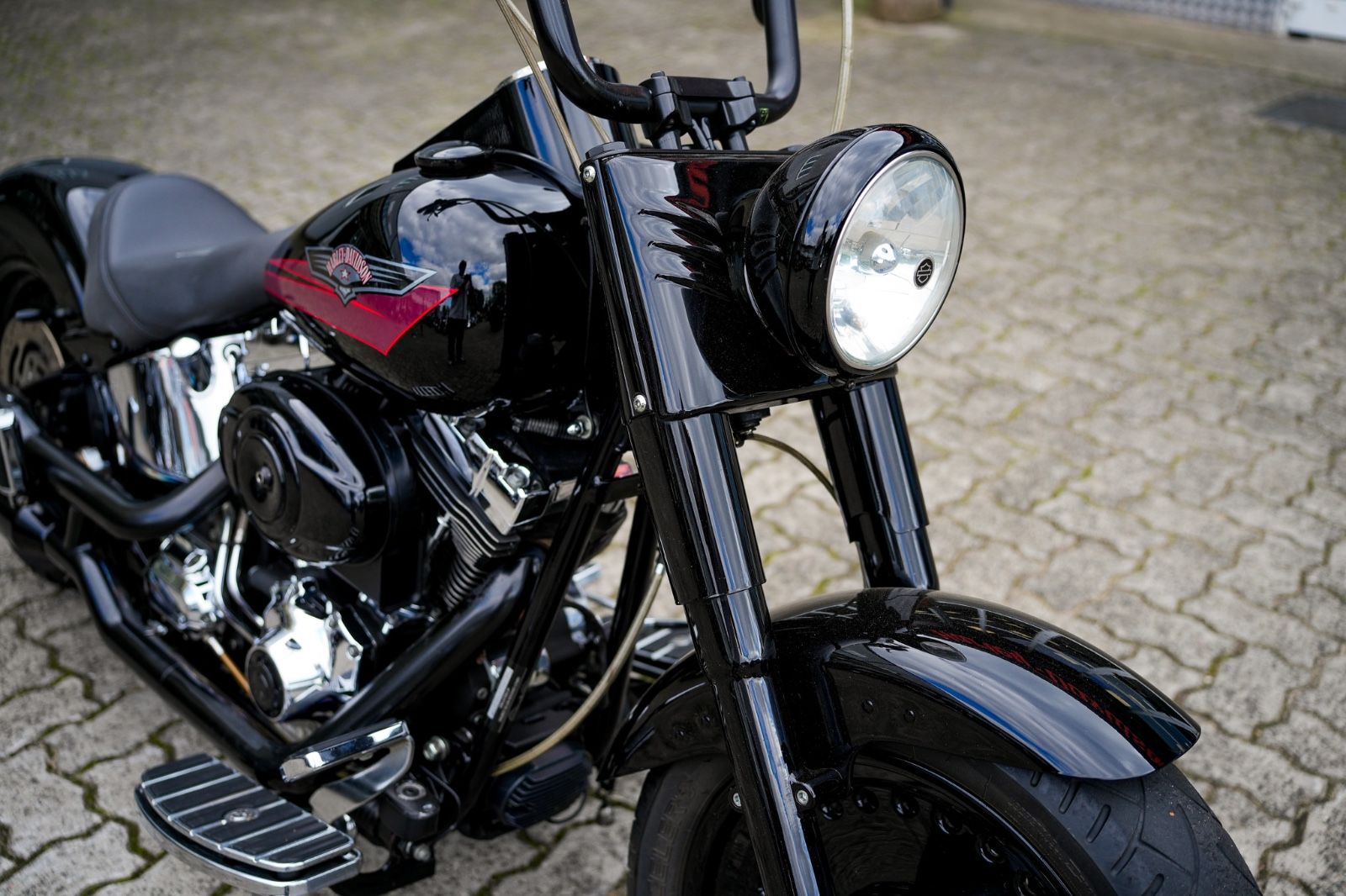 Fahrzeugabbildung Harley-Davidson FLSTF Fat Boy Twin Cam 96B - Ape - Kesstech
