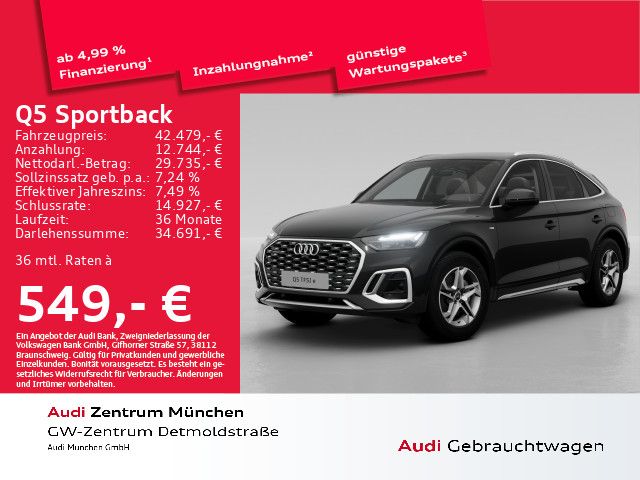 Audi Q5 Sportback 50 TFSI e qu. S tronic S line Virtu