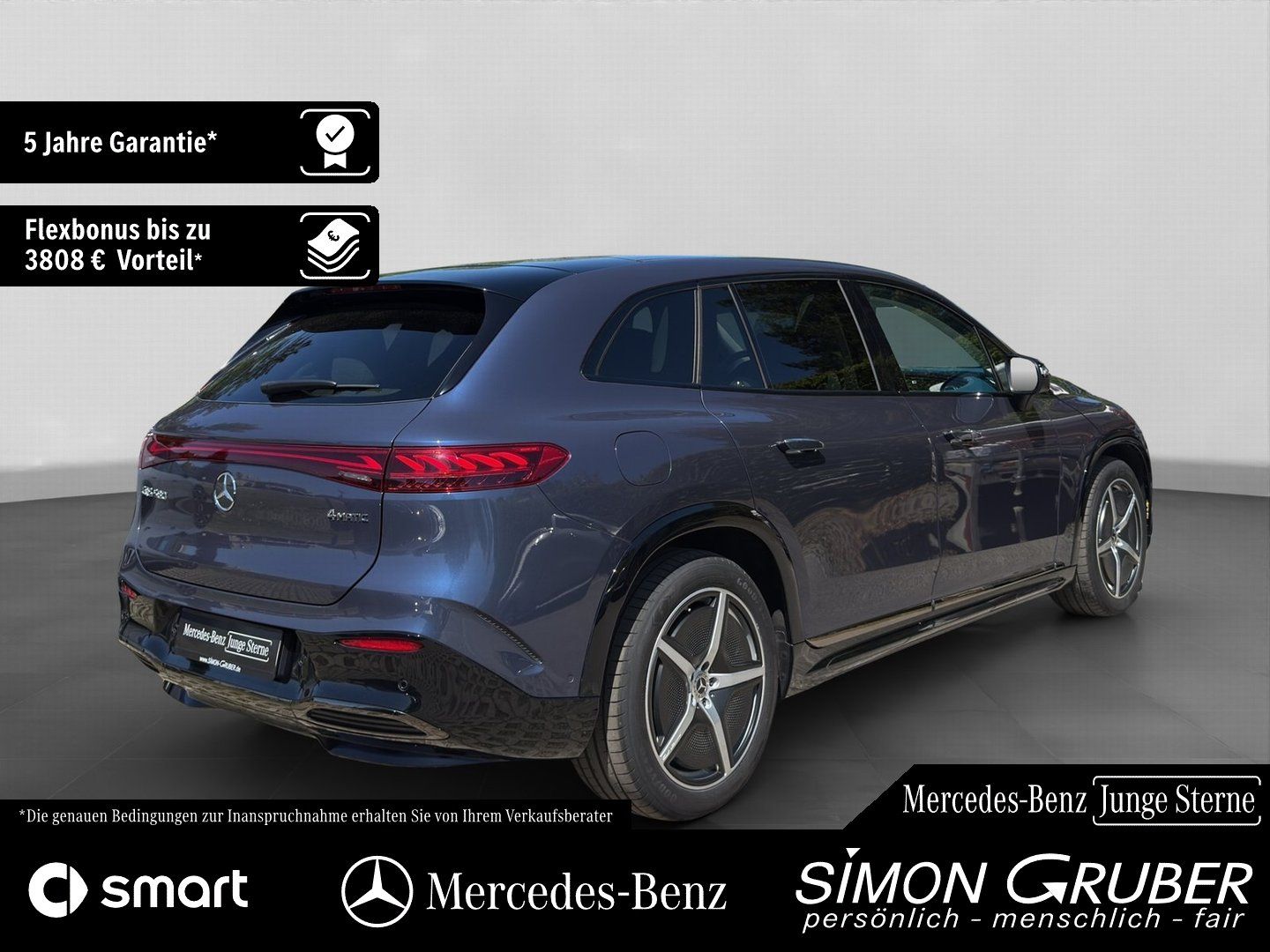 Fahrzeugabbildung Mercedes-Benz EQS 580 4M SUV AMG Night Business Class 7Sitzer