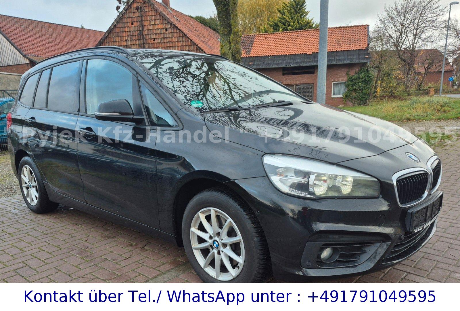 BMW 218d 2,0 Diesel Gran Tourer Navi, Klimaautom.