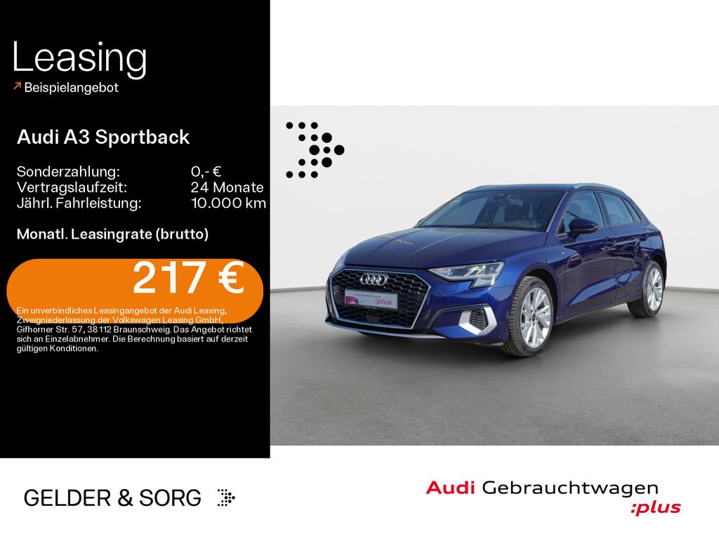 Audi A3 Sportback advanced 35 TDI LED*RFK*Virtual