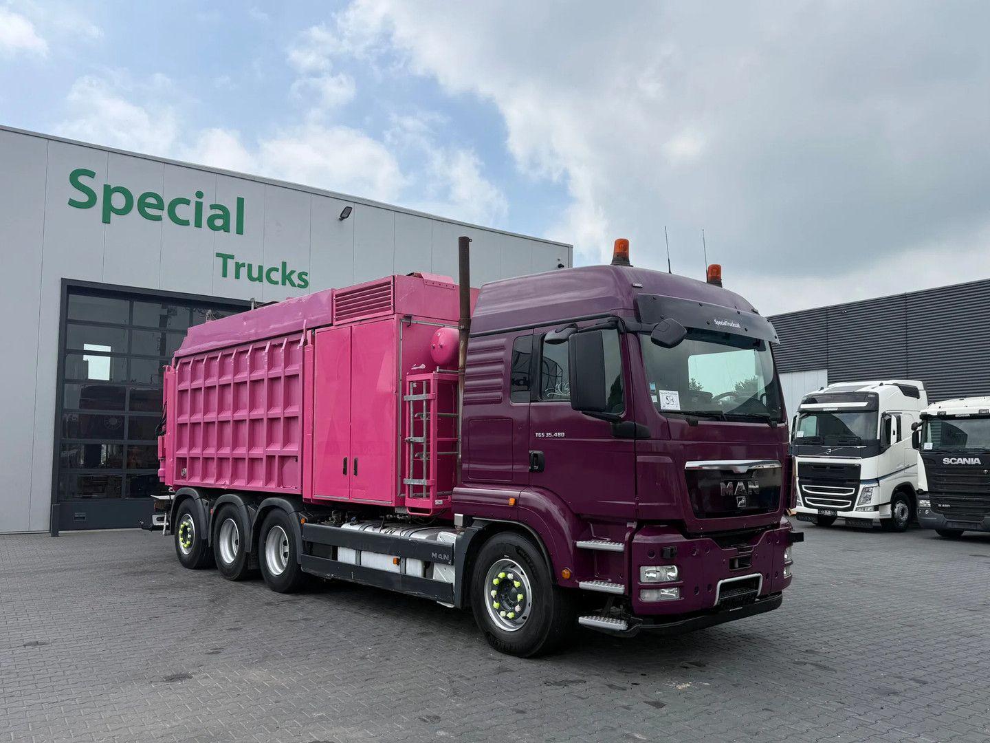 MAN TGS 35.480 8X4-4 BL / RSP ESE 32/10-DV-K Saugbag