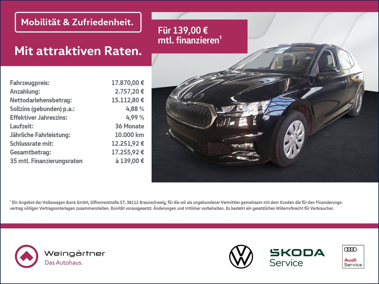 Fabia Essence 1.0 TSI, Sitzhzg, PDC, Bluetooth 5