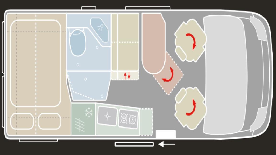 VANTourer Fiat 600 D *Totwinkelass.*Regensensor*