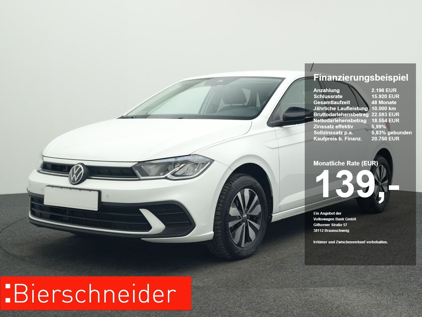 Volkswagen Polo 1.0 TSI DSG Goal LED NAVI SHZ ACC RÜCKFAHRK