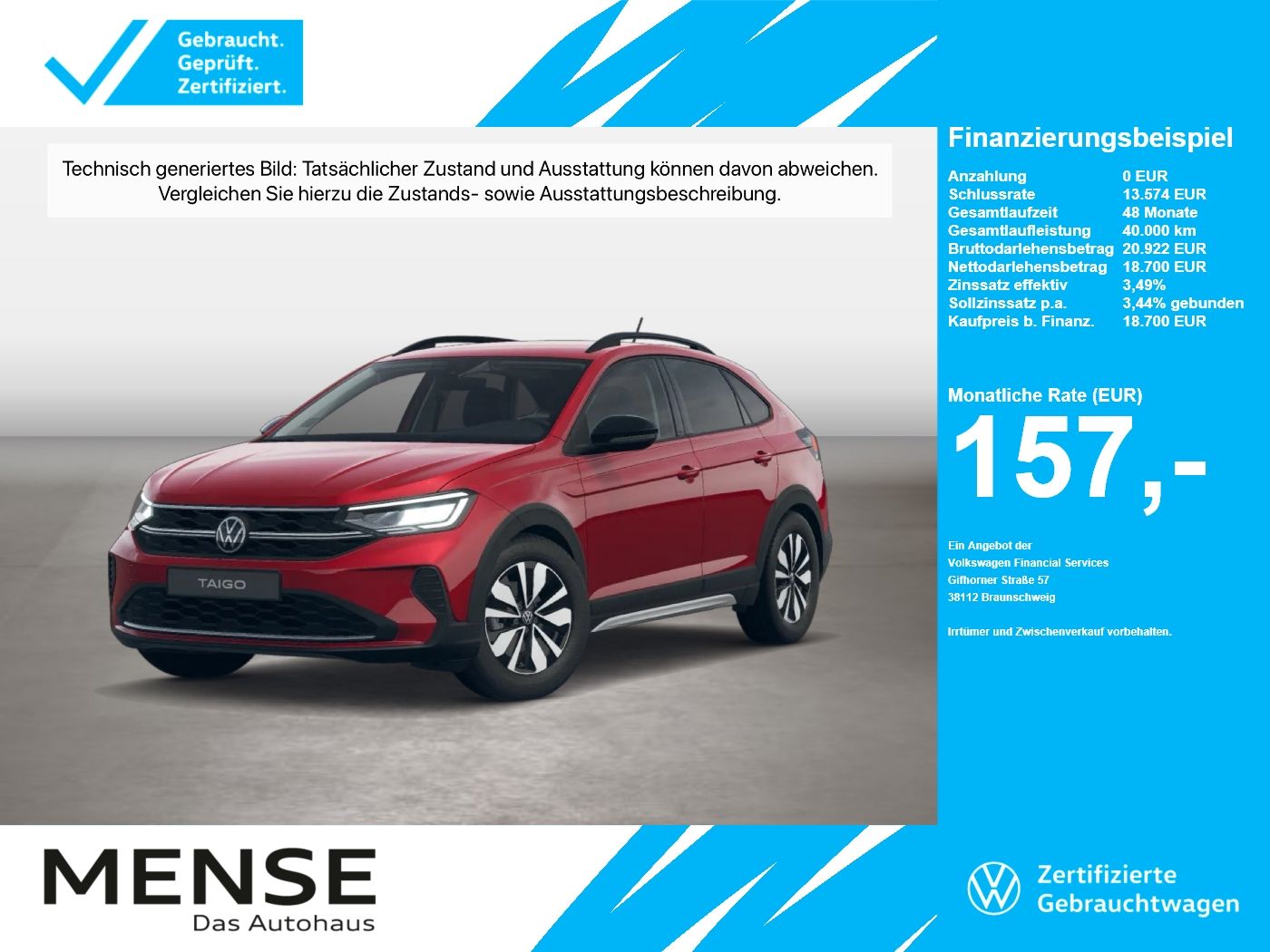 Volkswagen Taigo 1.0 TSI Life Goal CarPlay|ACC|LED|Navi|PDC