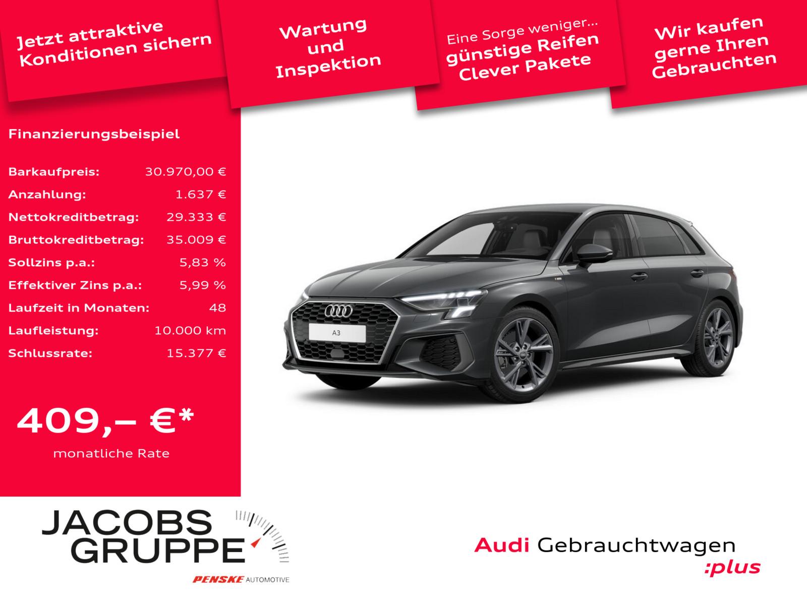 Audi A3 Sportback 35 TFSI S line B&O*Tempomat*Head-Up