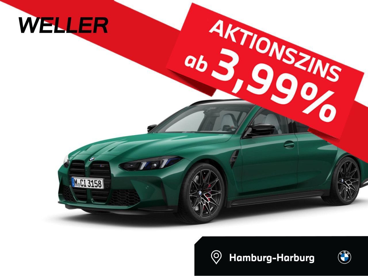 BMW M3 Competition xDr T LivePr,AdLED,360°,H/K,20"