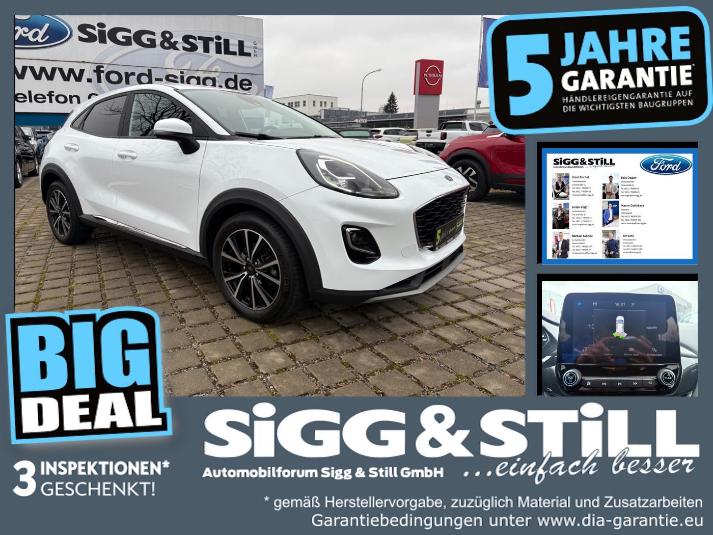 Ford Puma 1.0 Titanium M-Hybr LED*SPUR*PDC*SHZ*KLIMAA