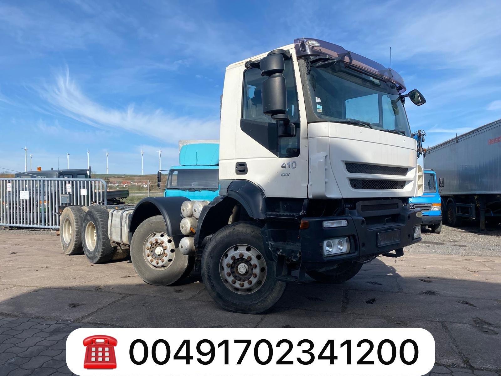 Iveco IVECO TRAKKER 410/8x4-manuell-steel-cursor 13