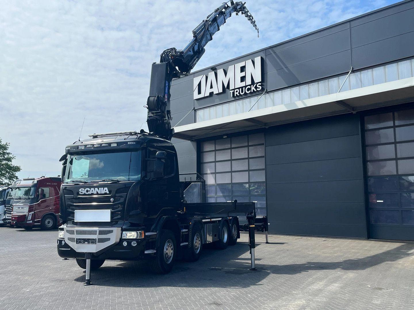 Scania R490 R 490 8x2 Euro 6 HMF 8520-K6 + JIB FJ2000-K
