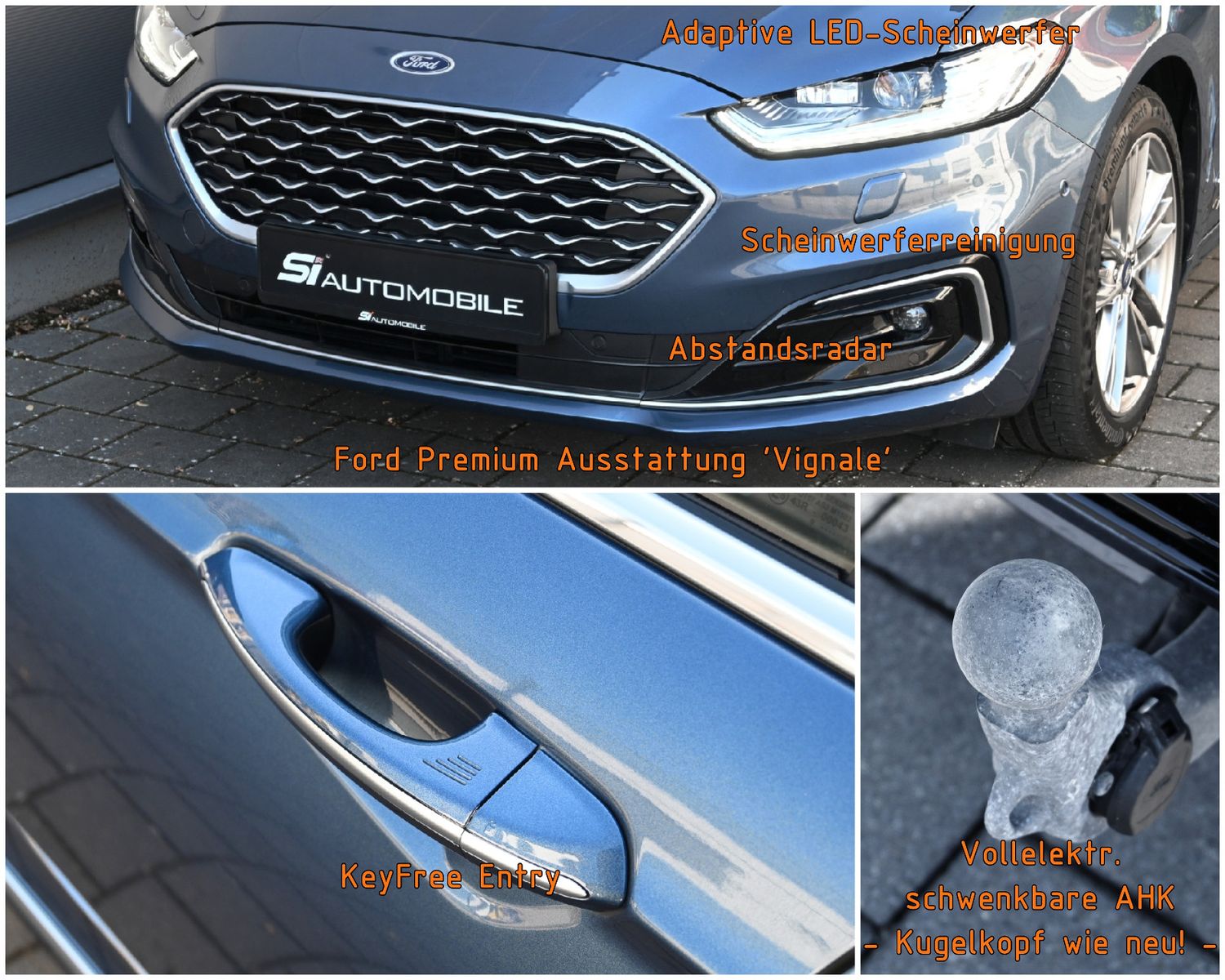 Fahrzeugabbildung Ford Mondeo 2.0 TDCi Vignale Turnier Allrad °ACC°AHK°