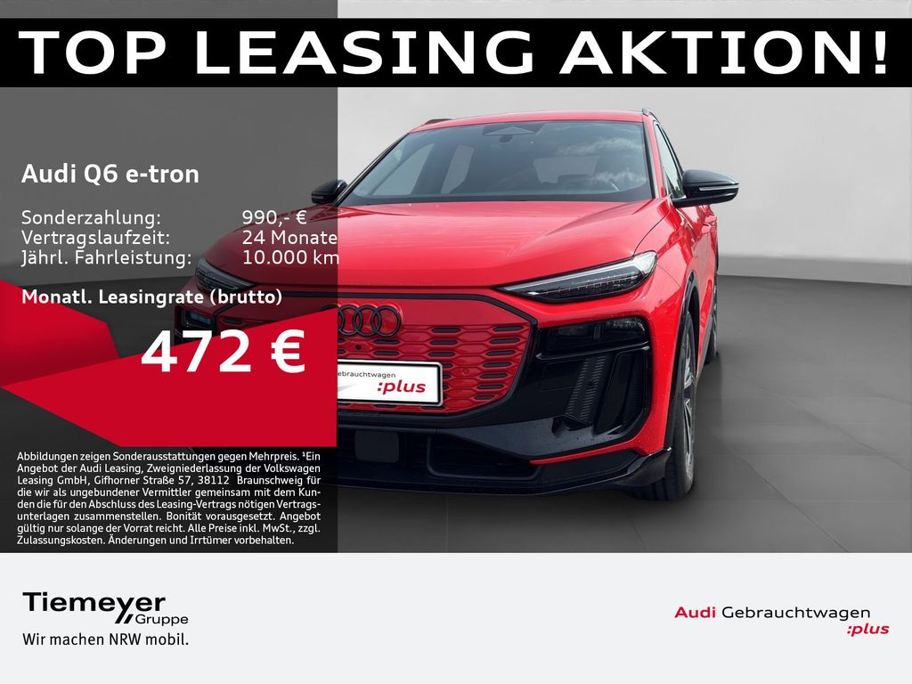 Audi Q6 e-tron Q 2x S LINE S-SITZE LEDER ASSIST BuO