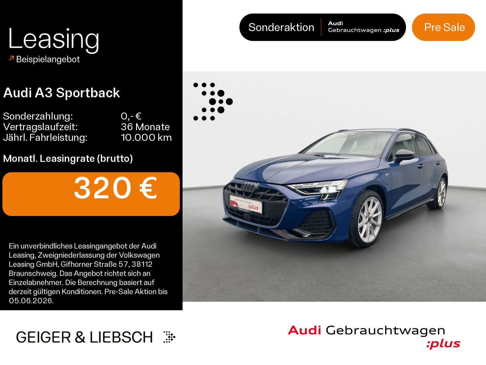 Audi A3 Sportback 40 TFSIe S-LINE*NAVI-PLUS*MATRIX*KA