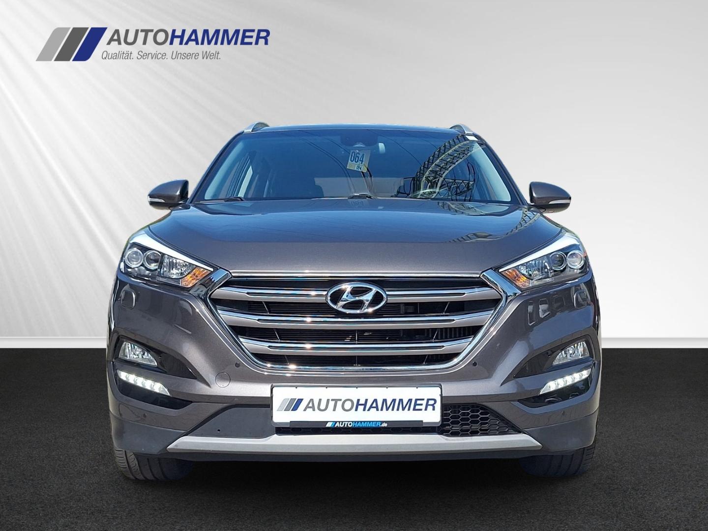 Hyundai Tucson 1.6T 4WD DCT PREMIUM Leder Navi Sich.-P.