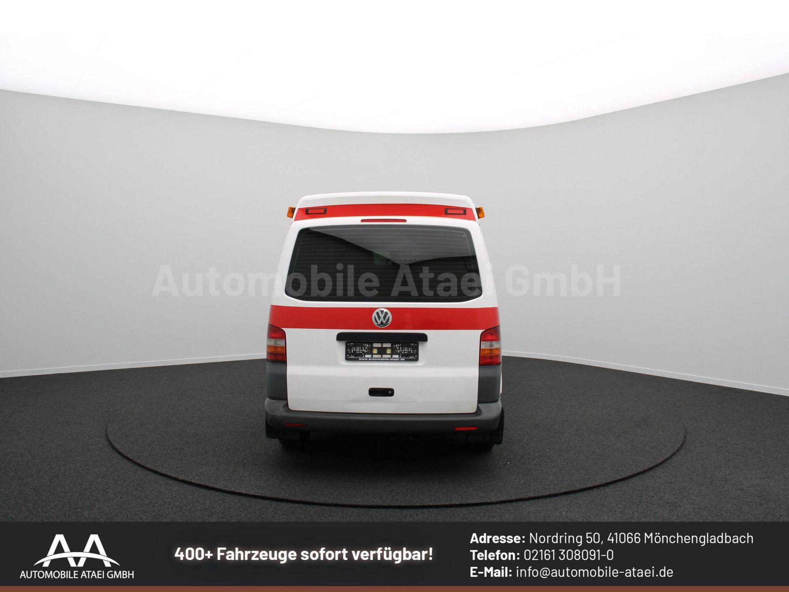 Fahrzeugabbildung Volkswagen T5 Transporter 2.5 TDI *KTW* 1.Hand+ Klima 9558