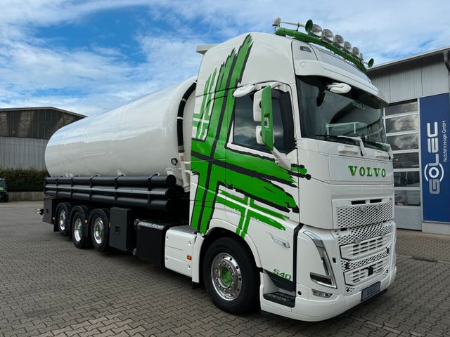 Volvo FH 540 8x2 Silo Lindner Fischer Pellets 35000 L