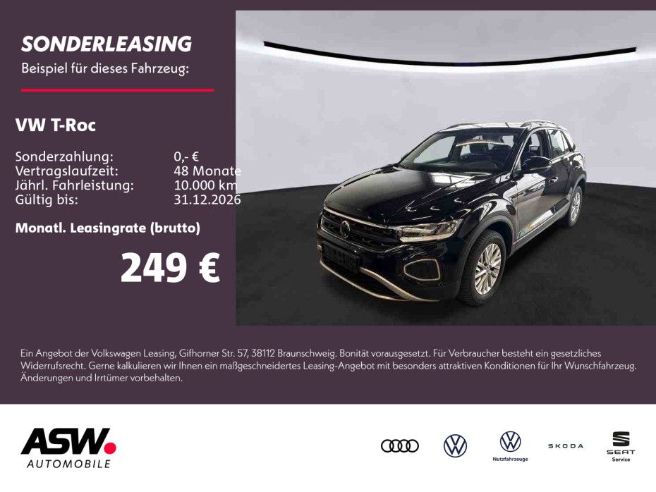 Volkswagen T-Roc Life 1.5 TSI DSG LED Navi AHK PDC SHZ