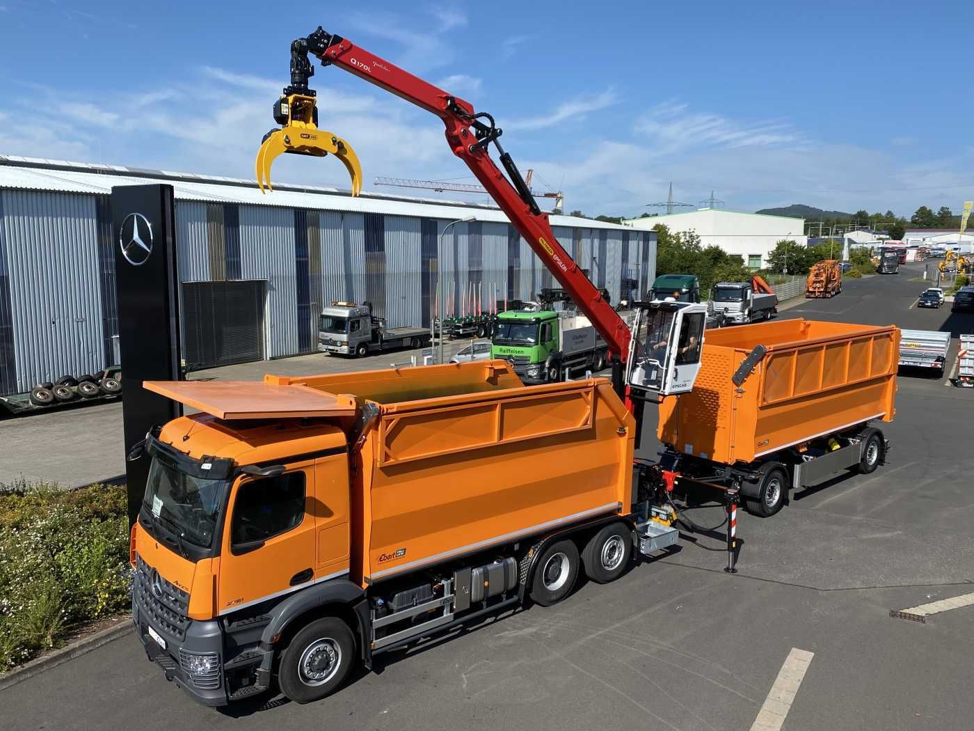 Fahrzeugabbildung Mercedes-Benz Arocs 2751L HAD + Q170L (11,5m) -EBERT-Forst-LKW
