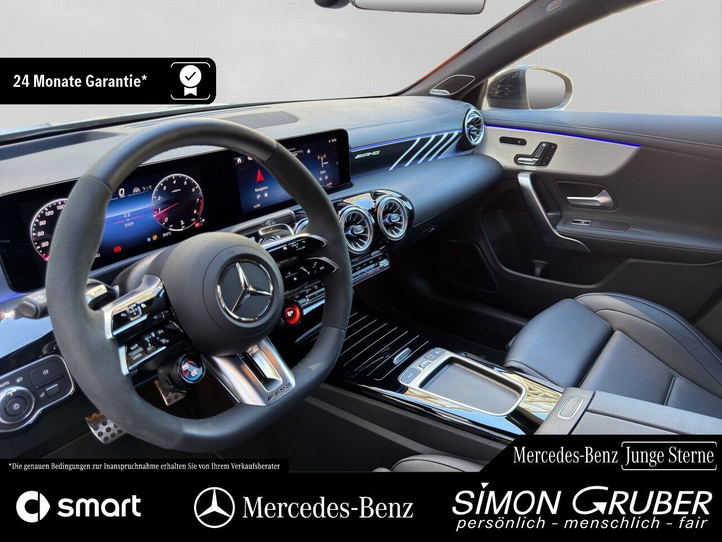 Fahrzeugabbildung Mercedes-Benz CLA 45 S 4M+ SB AMG Perfo Leder Aero Driver HUD