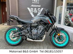 Yamaha MT-07 LED ABS Akrapovic viel Zubehör. 2500.-€